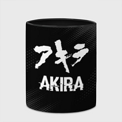Кружка 3D Akira glitch на темном фоне, цвет: 3D-белый + черный — фото 2