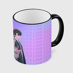 Кружка 3D Персонажи - Агенты времени, цвет: 3D-черный кант