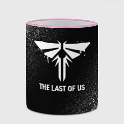 Кружка 3D The Last Of Us glitch на темном фоне, цвет: 3D-розовый кант — фото 2