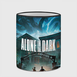 Кружка 3D Особняк Alone in the dark, цвет: 3D-черный кант — фото 2
