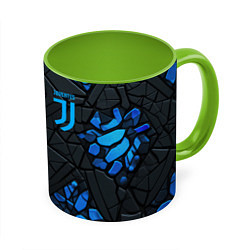 Кружка 3D Juventus logo, цвет: 3D-белый + светло-зеленый
