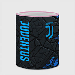 Кружка 3D Juventus logo, цвет: 3D-розовый кант — фото 2