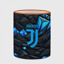 Кружка 3D Blue logo Juventus, цвет: 3D-оранжевый кант — фото 2