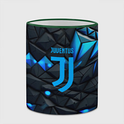 Кружка 3D Blue logo Juventus, цвет: 3D-зеленый кант — фото 2