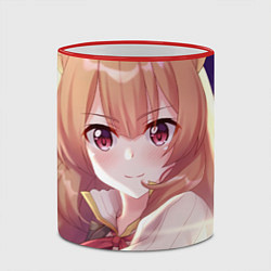 Кружка 3D Восхождение Героя Щита Рафталия, цвет: 3D-красный кант — фото 2