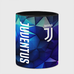 Кружка 3D Juventus logo blue, цвет: 3D-белый + черный — фото 2