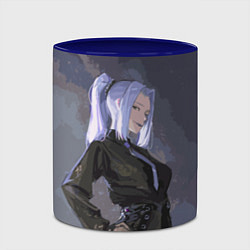 Кружка 3D Мей Мей - Магическая битва, цвет: 3D-белый + синий — фото 2