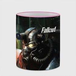 Кружка 3D Fallout dark style, цвет: 3D-розовый кант — фото 2
