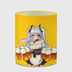 Кружка 3D Пивняшка, цвет: 3D-желтый кант — фото 2