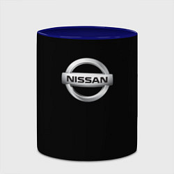 Кружка 3D Nissan sport auto, цвет: 3D-белый + синий — фото 2