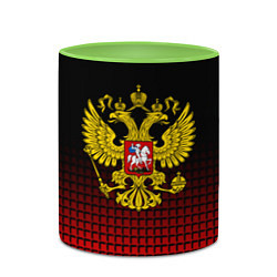 Кружка 3D Русский мир, цвет: 3D-белый + светло-зеленый — фото 2