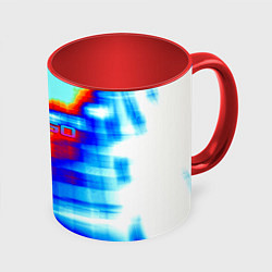 Кружка 3D Cs go gradient skin, цвет: 3D-белый + красный