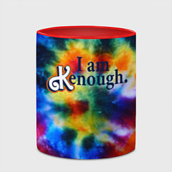 Кружка 3D Барби - i am kenough, цвет: 3D-белый + красный — фото 2