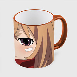 Кружка 3D Toradora Тайга Айсака, цвет: 3D-оранжевый кант