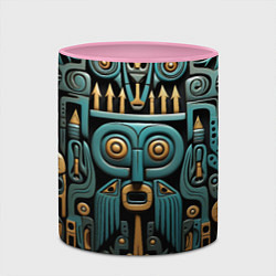 Кружка 3D Рисунок в египетском стиле, цвет: 3D-белый + розовый — фото 2
