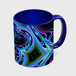 Кружка цветная Абстракция neon