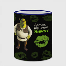 Кружка 3D Shrexy Shrek, цвет: 3D-синий кант — фото 2