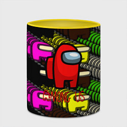Кружка 3D Among us games, цвет: 3D-белый + желтый — фото 2