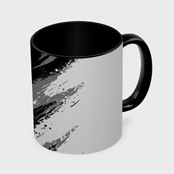 Кружка 3D N7 - mass effect monochrome, цвет: 3D-белый + черный