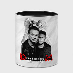 Кружка 3D Depeche Mode - Dave Gahan and Martin Gore с венком, цвет: 3D-белый + черный — фото 2