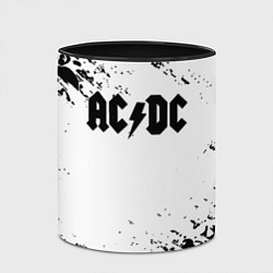 Кружка 3D ACDC rock collection краски черепа, цвет: 3D-белый + черный — фото 2