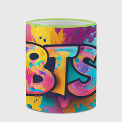 Кружка 3D BTS new, цвет: 3D-светло-зеленый кант — фото 2