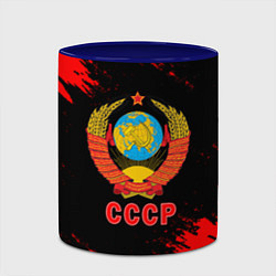 Кружка 3D СССР красные краски, цвет: 3D-белый + синий — фото 2