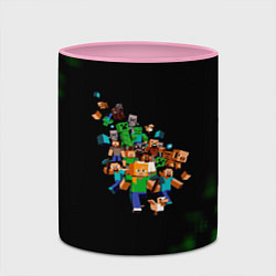 Кружка 3D Minecraft gamer, цвет: 3D-белый + розовый — фото 2