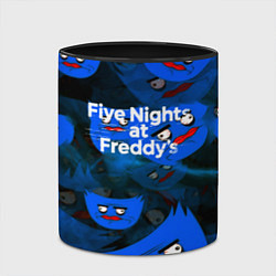 Кружка 3D Huggy Wuggy x Five Nights at Freddys, цвет: 3D-белый + черный — фото 2