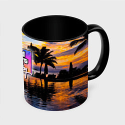Кружка цветная Grand theft auto 6 vice city
