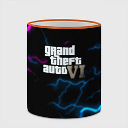 Кружка 3D Grand theft auto storm, цвет: 3D-оранжевый кант — фото 2