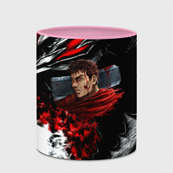 Кружка 3D Berserk anime logo, цвет: 3D-белый + розовый — фото 2