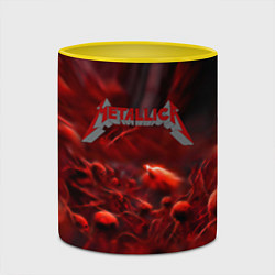 Кружка 3D Metallica alboom band, цвет: 3D-белый + желтый — фото 2