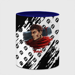 Кружка 3D Berserk anime black pattern, цвет: 3D-белый + синий — фото 2