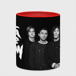 Кружка 3D Bring Me the Horizon - rock, цвет: 3D-белый + красный — фото 2