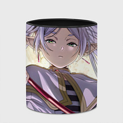 Кружка 3D Sousou no Frieren, цвет: 3D-белый + черный — фото 2