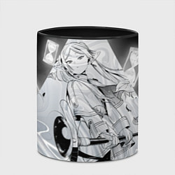 Кружка 3D Sousou no Frieren, цвет: 3D-белый + черный — фото 2