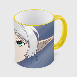 Кружка 3D Sousou no Frieren, цвет: 3D-желтый кант