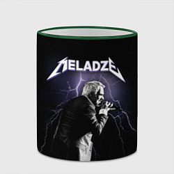 Кружка 3D Meladze - Metallica, цвет: 3D-зеленый кант — фото 2