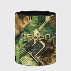 Кружка 3D Counter Strike go - pattern, цвет: 3D-белый + черный — фото 2