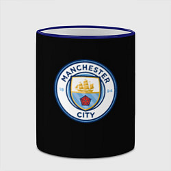 Кружка 3D Манчестер Сити fc, цвет: 3D-синий кант — фото 2