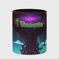 Кружка 3D Terraria tree, цвет: 3D-белый + черный — фото 2