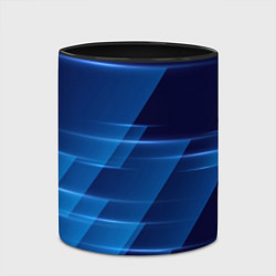 Кружка 3D Blue background, цвет: 3D-белый + черный — фото 2