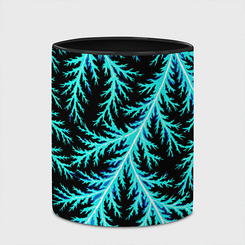 Кружка цветная Разряды электричества Tie Dye / 3D-Белый + черный – фото 2