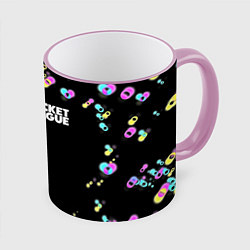 Кружка 3D Rocket League game, цвет: 3D-розовый кант