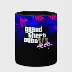 Кружка 3D GTA vice city tropic game, цвет: 3D-белый + черный — фото 2