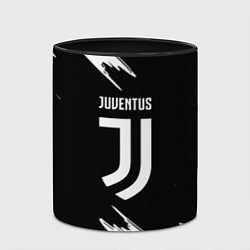 Кружка 3D Juventus краски текстура, цвет: 3D-белый + черный — фото 2