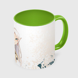 Кружка 3D Sweet Freiren, цвет: 3D-белый + светло-зеленый