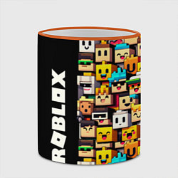 Кружка 3D Roblox - game, цвет: 3D-оранжевый кант — фото 2