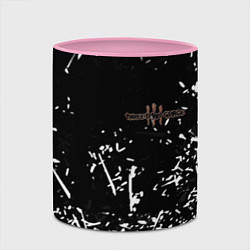Кружка 3D Three days grace краски, цвет: 3D-белый + розовый — фото 2